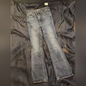 Old Navy high waisted flared jeans